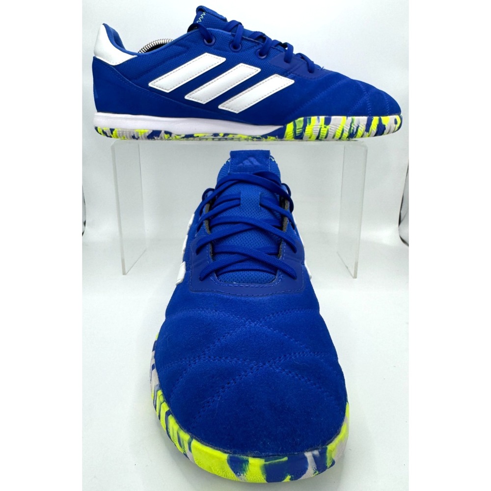 Sz 10.5 Mens Adidas Copa Gloro IN Blue White Yellow Indoor Soccer Shoes FZ6125